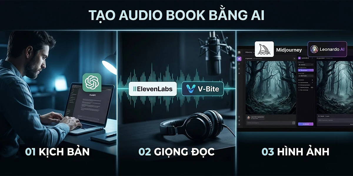 Cách làm video đọc truyện bằng AI