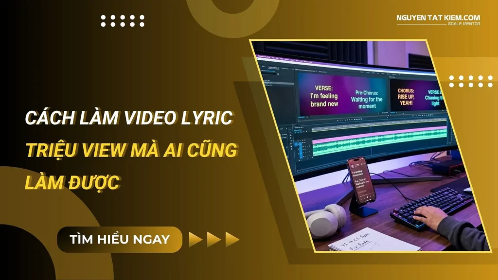 Cách làm video lyric