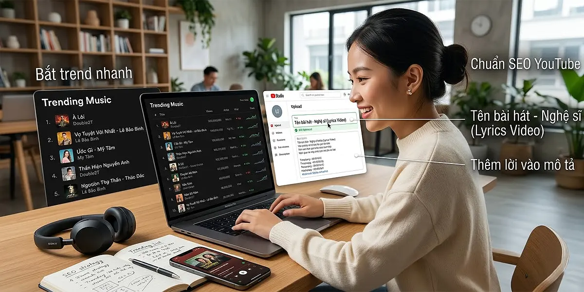 Cách làm video lyric hiệu quả