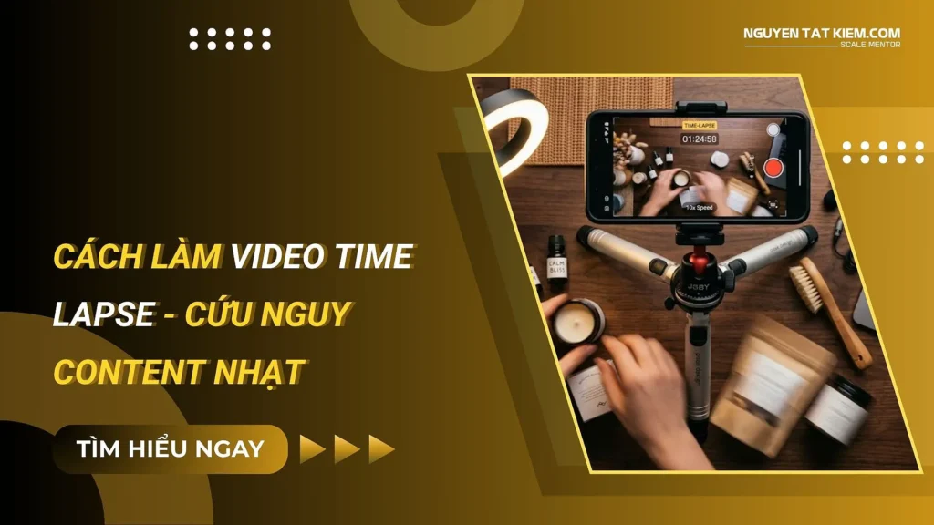 Cách làm video time lapse