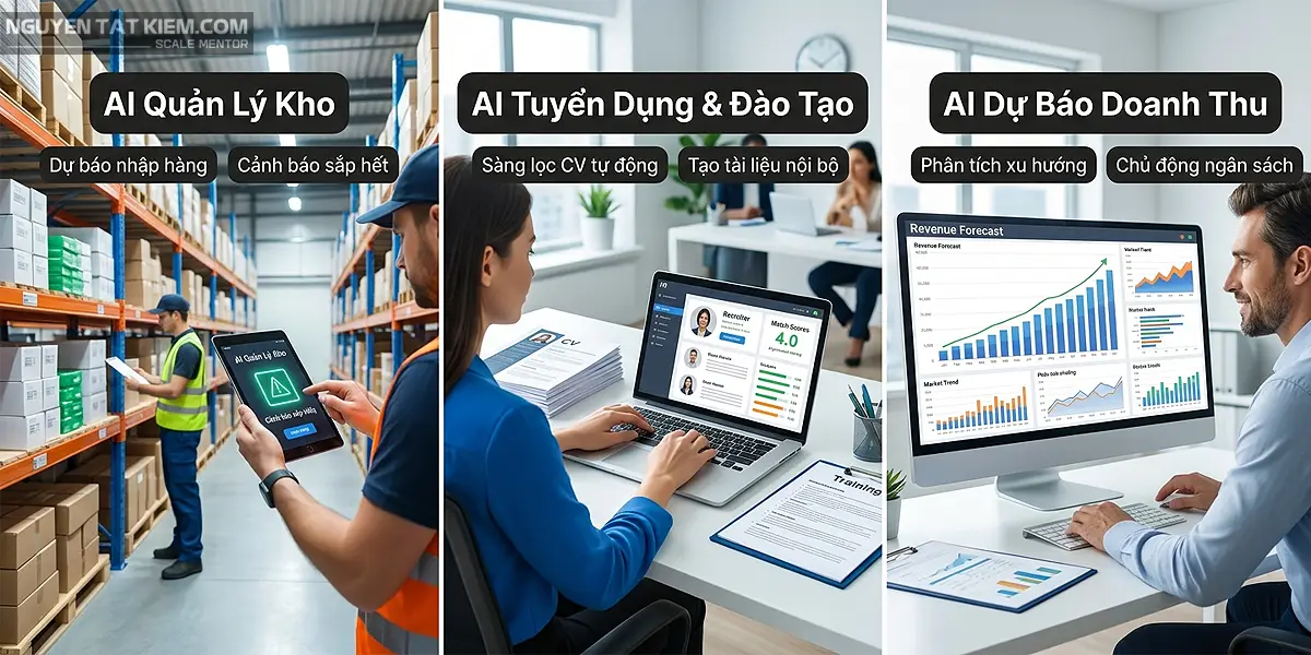 Cụ thể hóa ứng dụng AI trong kinh doanh